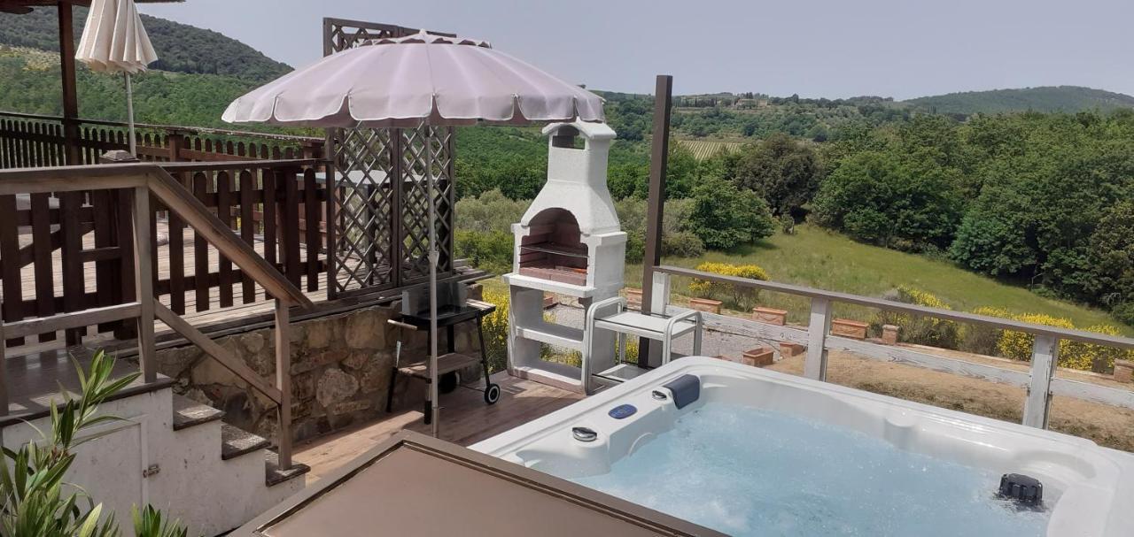 Podere Casalbosco - Idromassaggio E Panorama ราโปลาโนแตร์เม ภายนอก รูปภาพ
